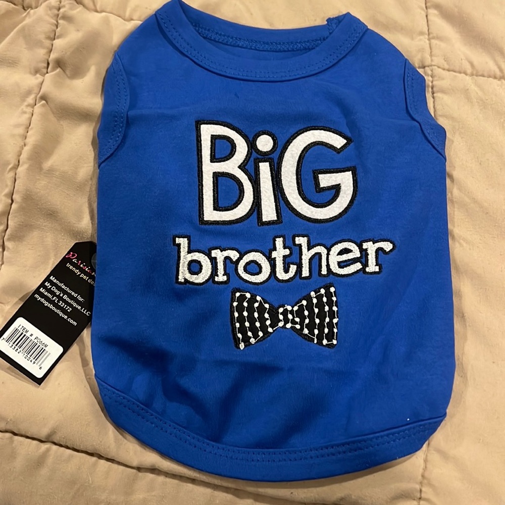 Big brother doggie shirt size medium